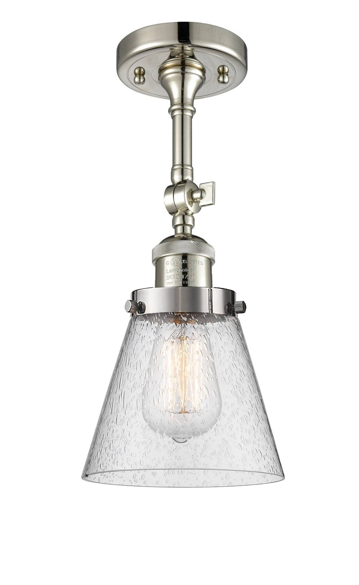 Nickel Semi Flush Mount Light W43629