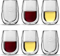 Double Wall Insulated Wine Glasses Set Of 6 G24957