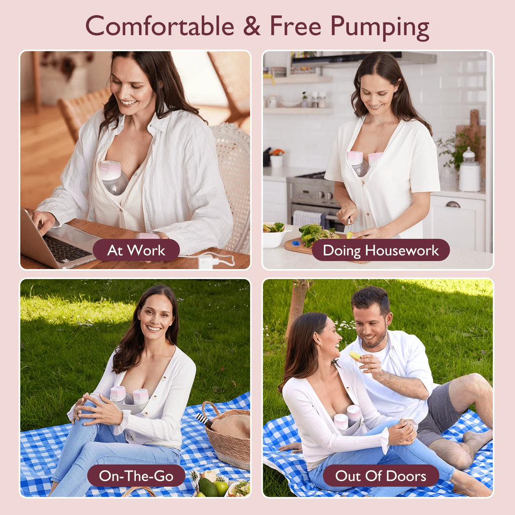 Hands Free Wearable Electric Breast Pump 24mm 2 Pack D86644