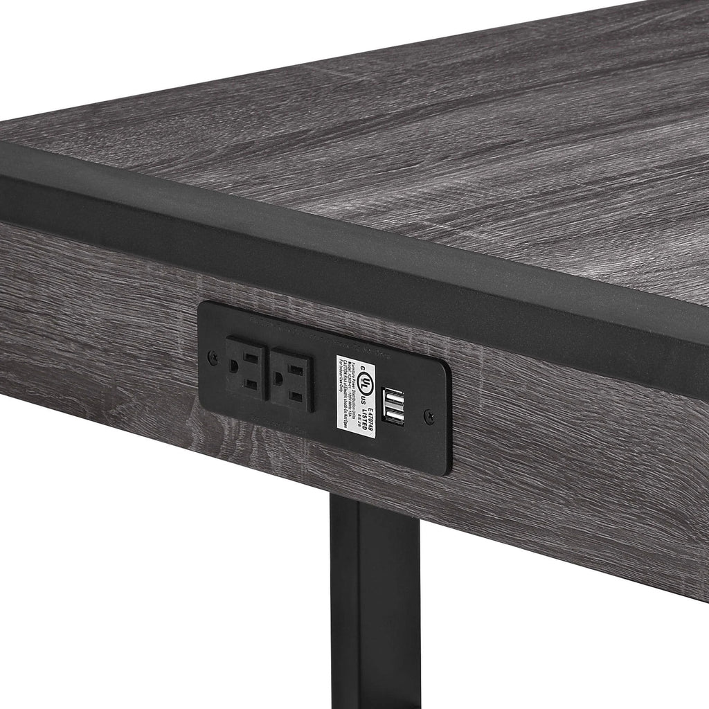 Charcoal Computer Desk I739