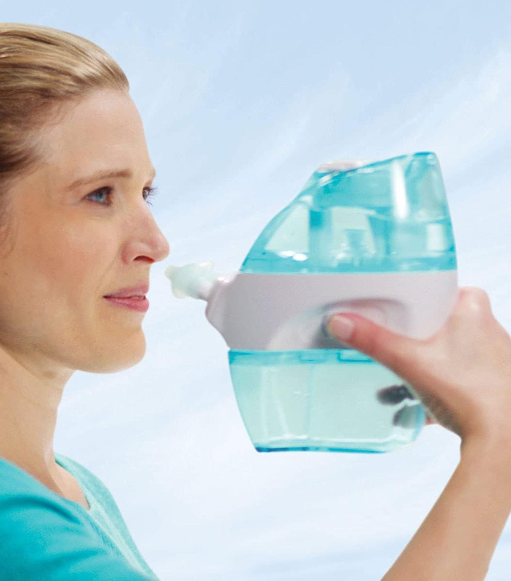 Nasal Irrigation System with 30 SaltPods and Black Travel Case B7716