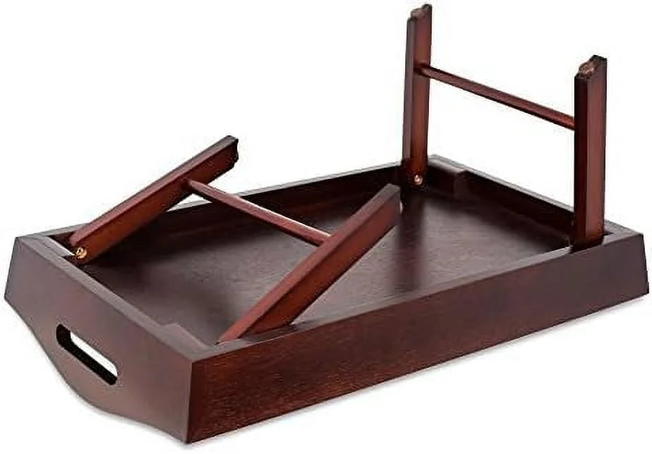 Wood Bed Tray with Folding Legs L769241