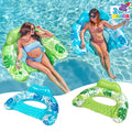 Inflatable Pool Chair Float with 2 Cup Holder I81264