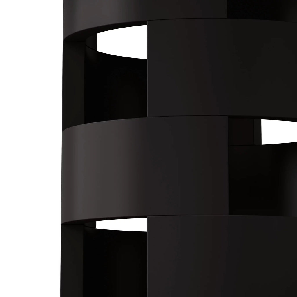 42.12" Round Dining Table with Printed Black Marble Top S3165