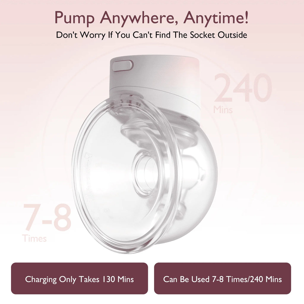 Hands Free Wearable Electric Breast Pump 24mm 2 Pack D86644
