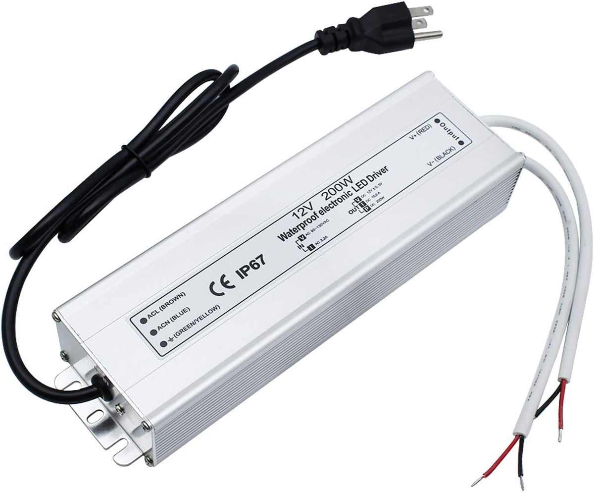 200W 110V AC to 12V DC LED Power Supply Driver N70947