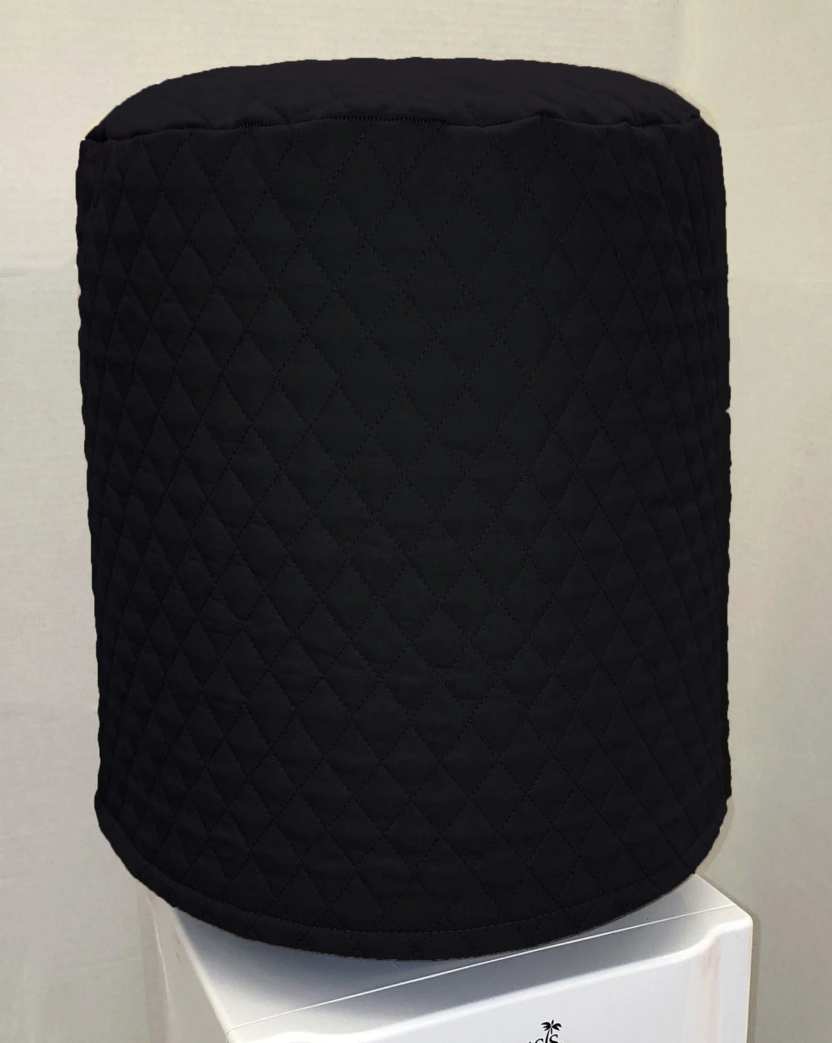 Quilted Water Bottle Cover, Black, 5 Gallon Down Spout D847
