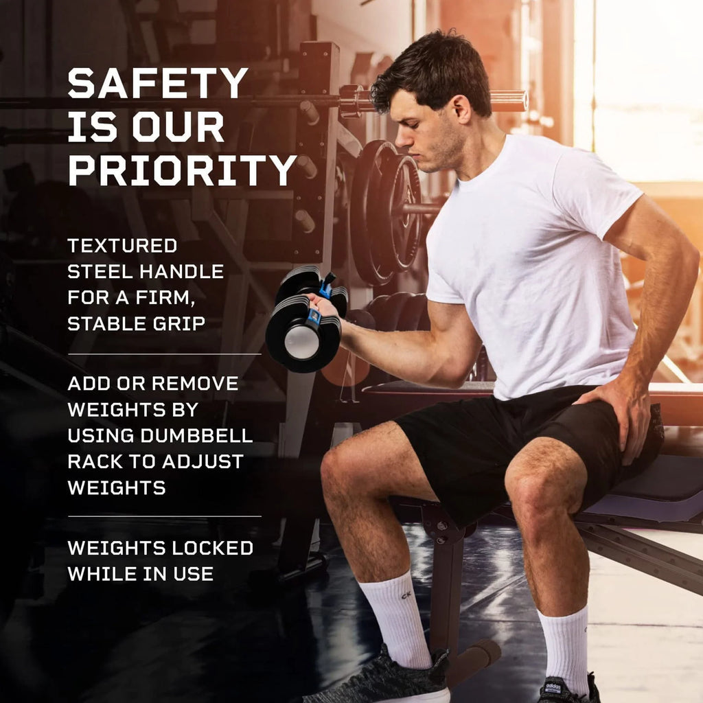 25-lb Adjustable Dumbbell 2 pc Q797