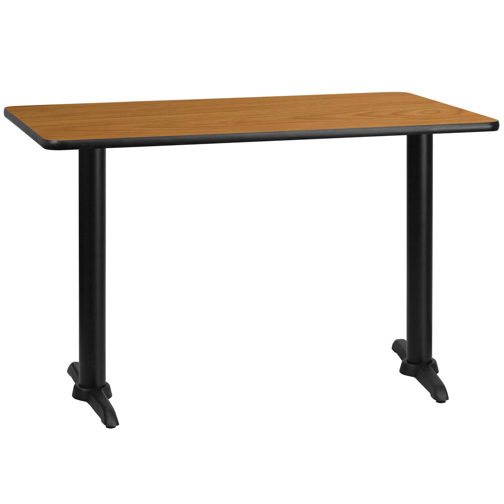 30'' x 48'' Rectangular Laminate Table Top with Table Height Bases H365