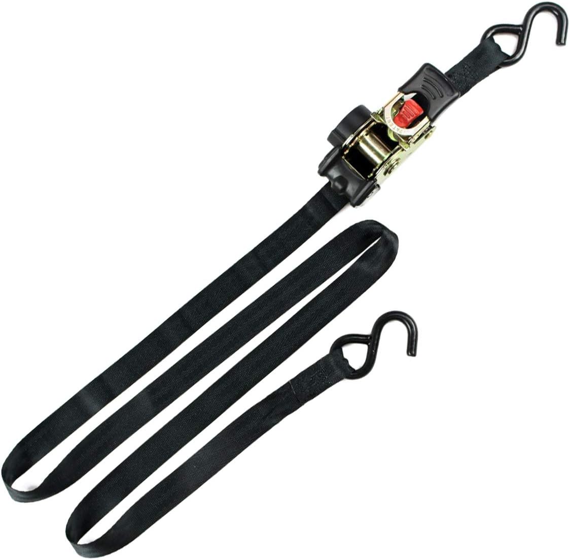 2 Auto Retract Ratchet Straps 1 x 10' Retractable Cargo Tie-Downs N316363