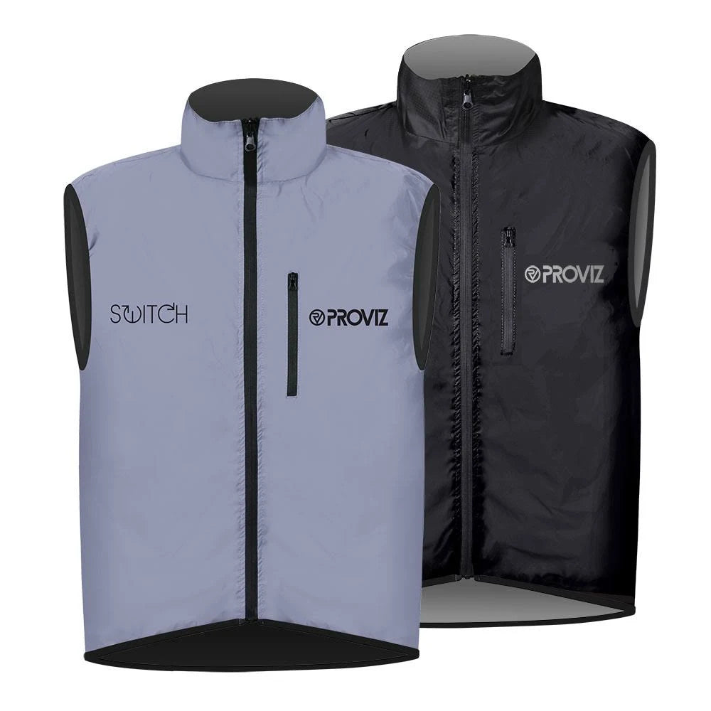 Black Reflective Gilet U365