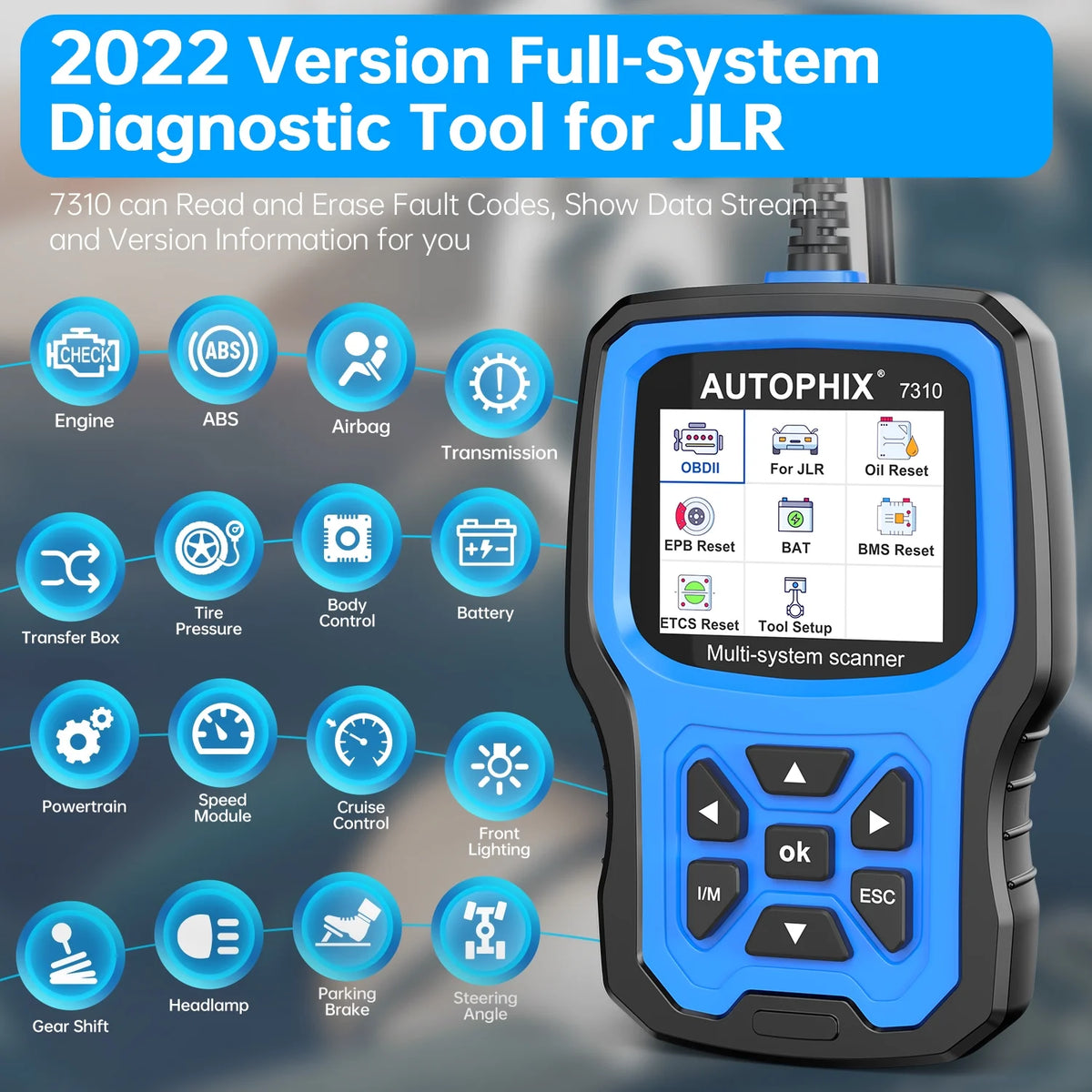 OBD2 Scanner for JLR Cars Q655