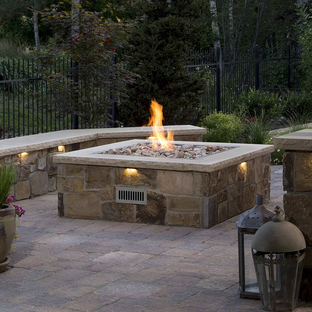 Stainless Steel Gas Fire Pit Burner Ring Kit, Natural Gas, 12-Inches U80887