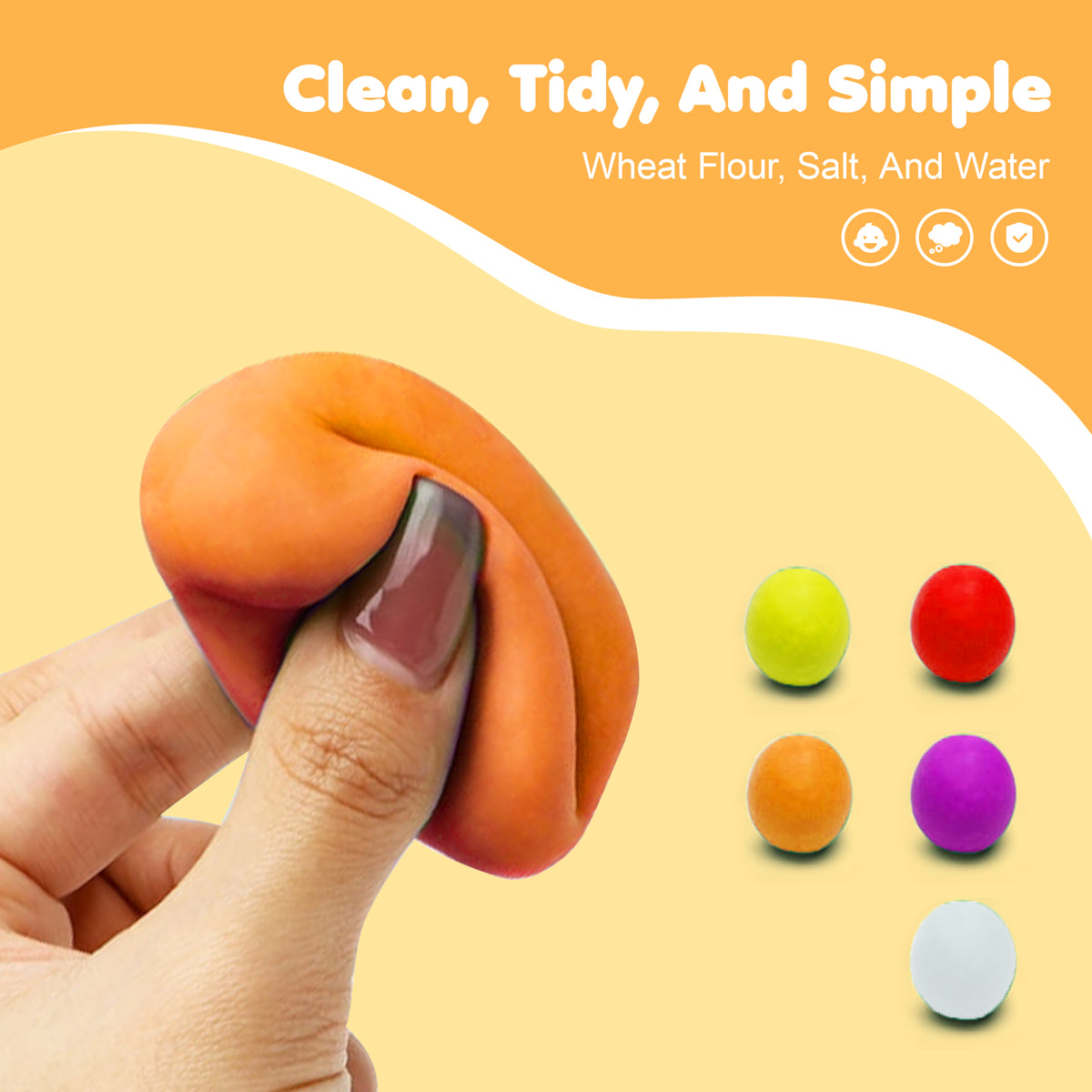 Play Dough Toys Colored Clay Set with Dinosaur Mold N40632