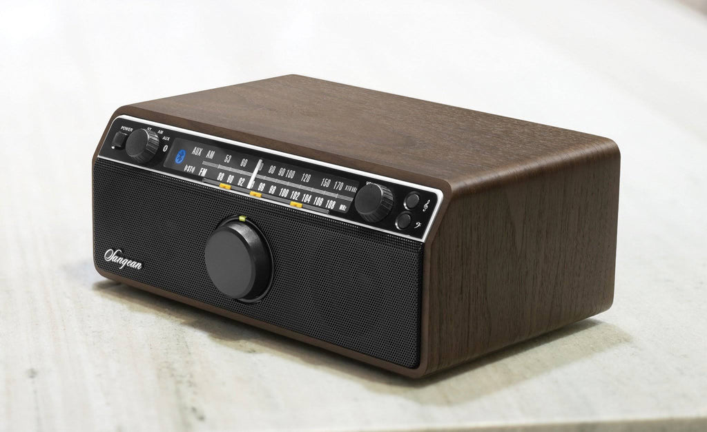 Analog Wooden Cabinet Receiver S646594