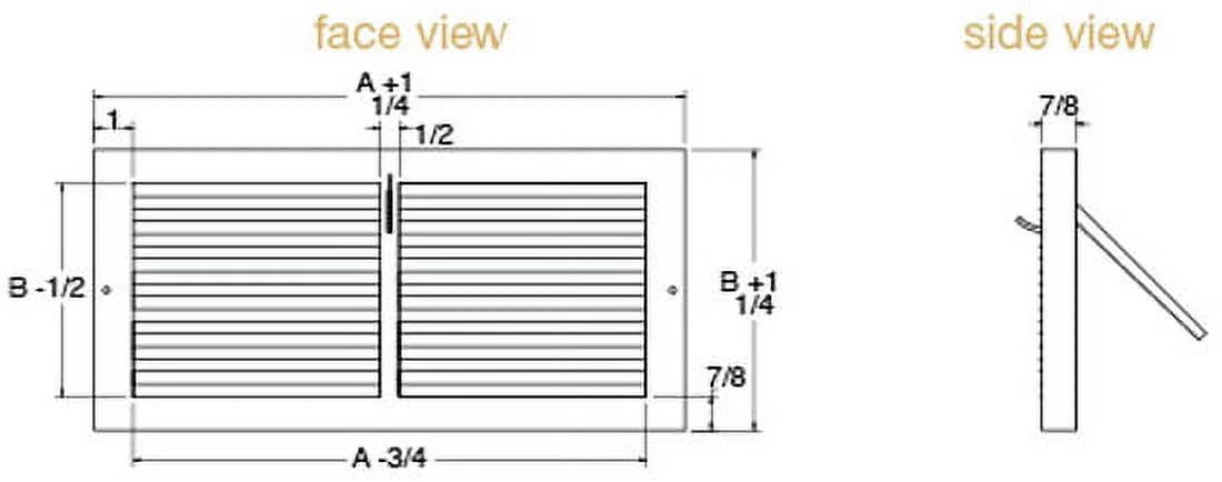 Imperial White Steel Rectangular Baseboard Register E2085