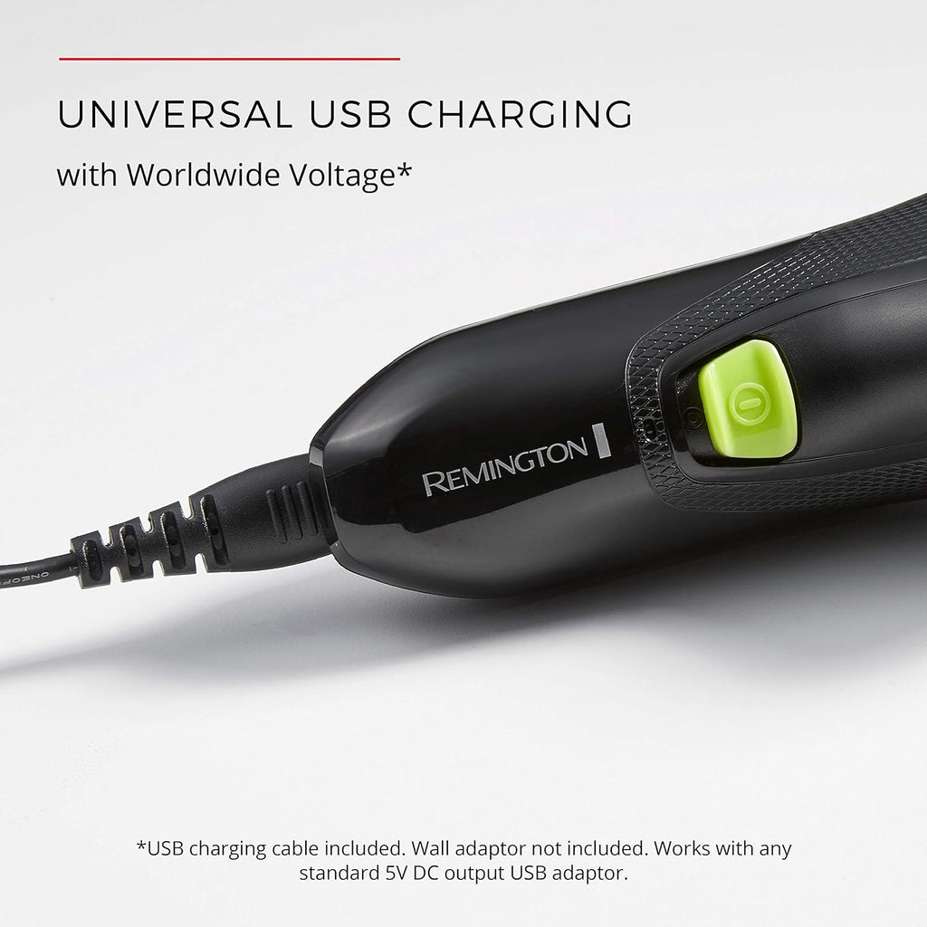 Black/Neon Green Rechargeable Rotary Shaver R8742