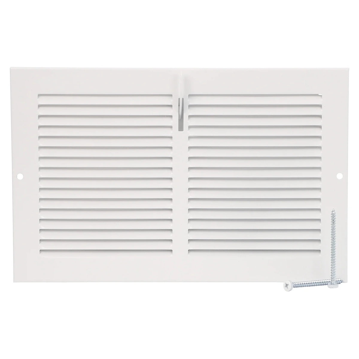 Imperial White Steel Rectangular Baseboard Register E2085