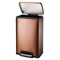 Stainless Steel 13-Gallon Kitchen Trash Can P2475