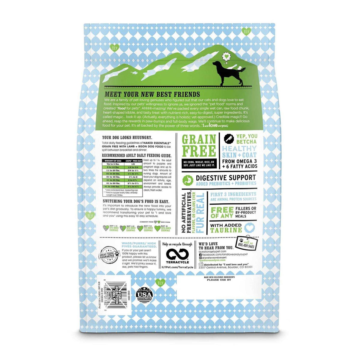 Dry Dog Food Lamb Bison P3759