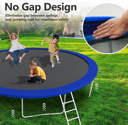 16FT Trampoline with Enclosure and Basketball Hoop W610