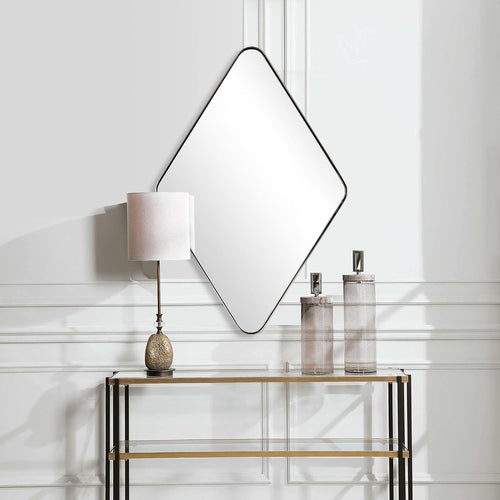 24x36 Inch Black Antique Wall Mirror L3527