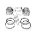 6 inch Inside Diameter 30 Degree Elbow Kit, Silver V399476