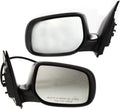 Power Mirror compatible with Toyota Corolla Right and Left Side Manual Folding Non-Heated Paintable Z79815