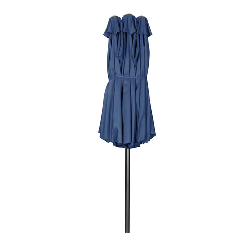 15ft Double-Sided Patio Umbrella with Crank R3438