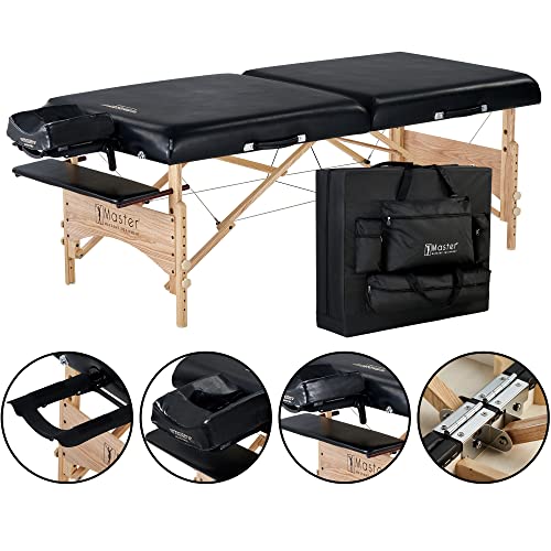 Black Extra Wide Portable Massage Table H3108