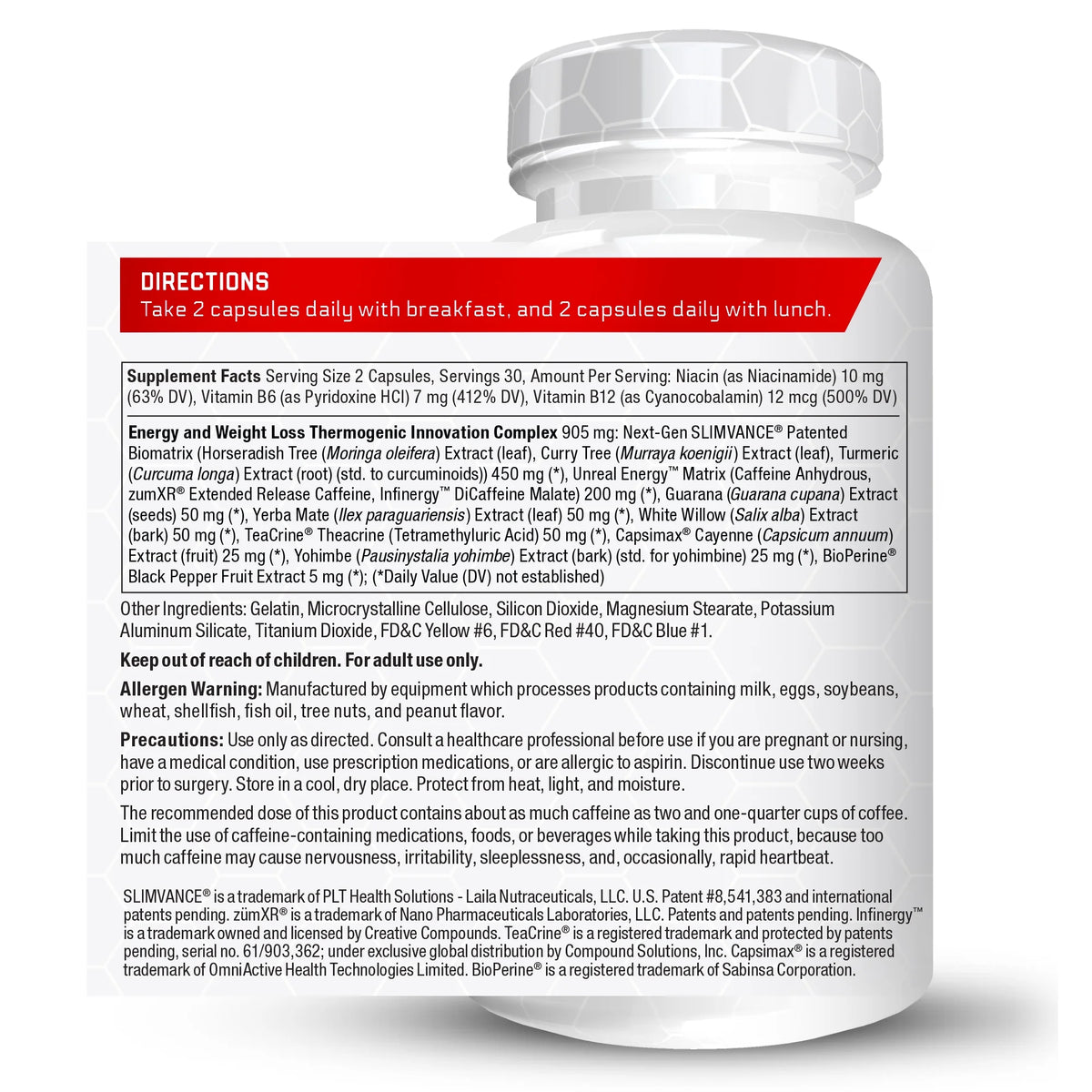 60 Count Thermogenic Fat Burner Supplement W262651