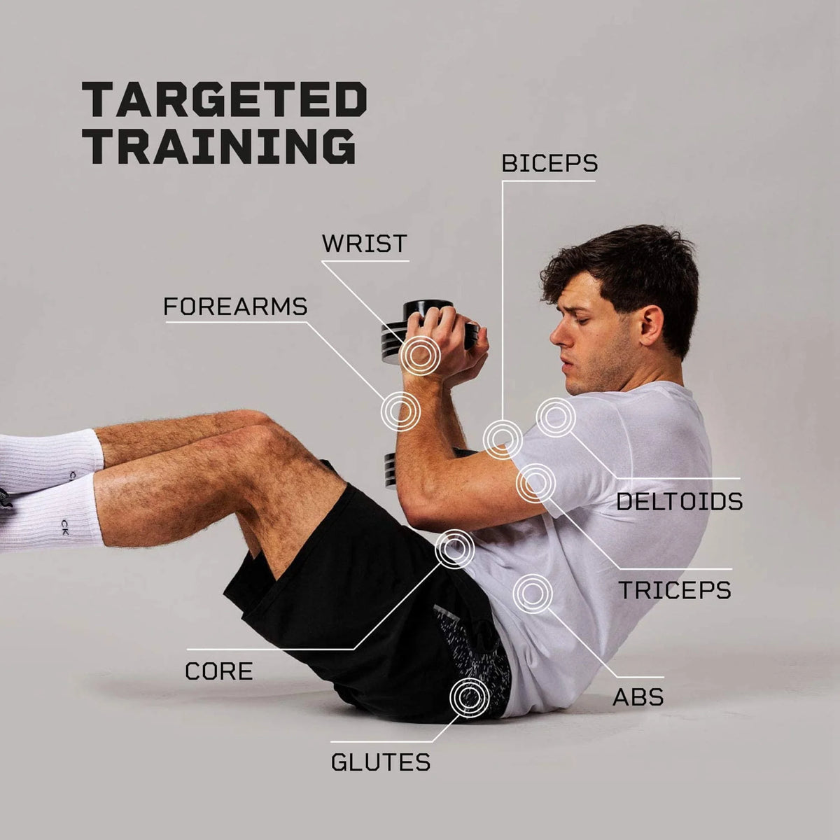 25-lb Adjustable Dumbbell 2 pc Q797