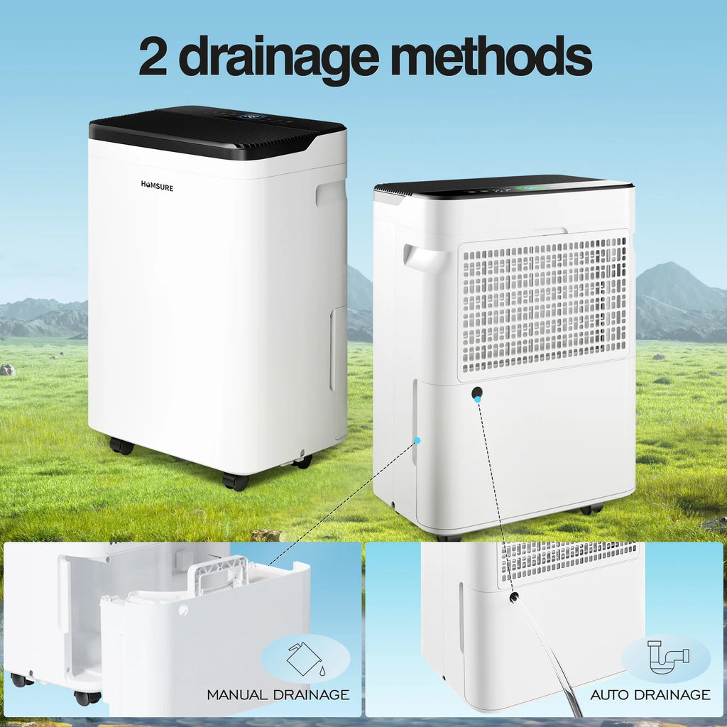 Wifi Dehumidifier 70 Pint 4500 Sq. Ft. White B940