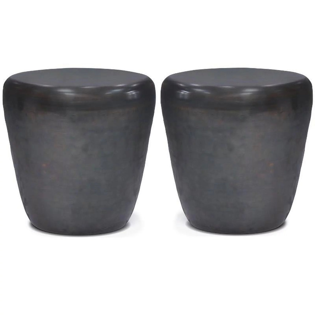 2-Piece Metal Accent Side Table Set F67412