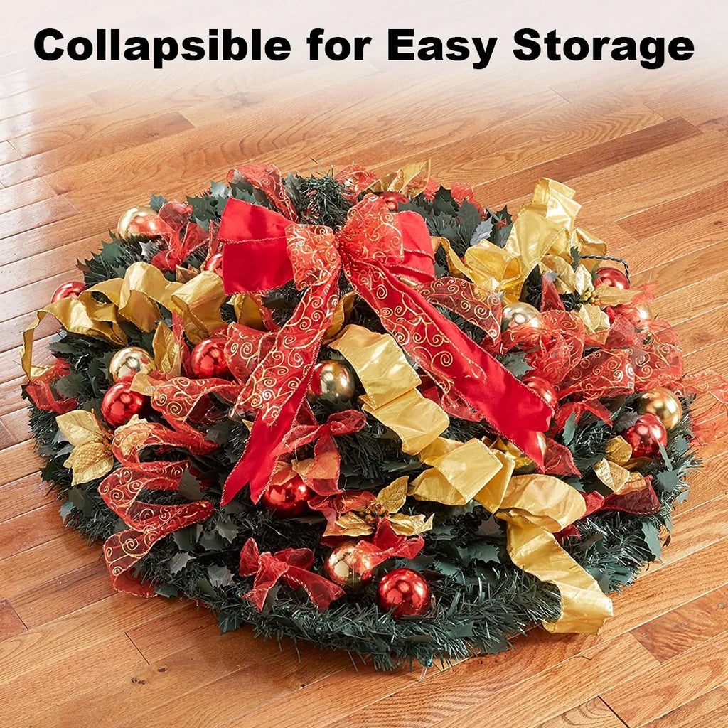 Red Gold Pre-lit Pop Up Christmas Tree with Remote N883