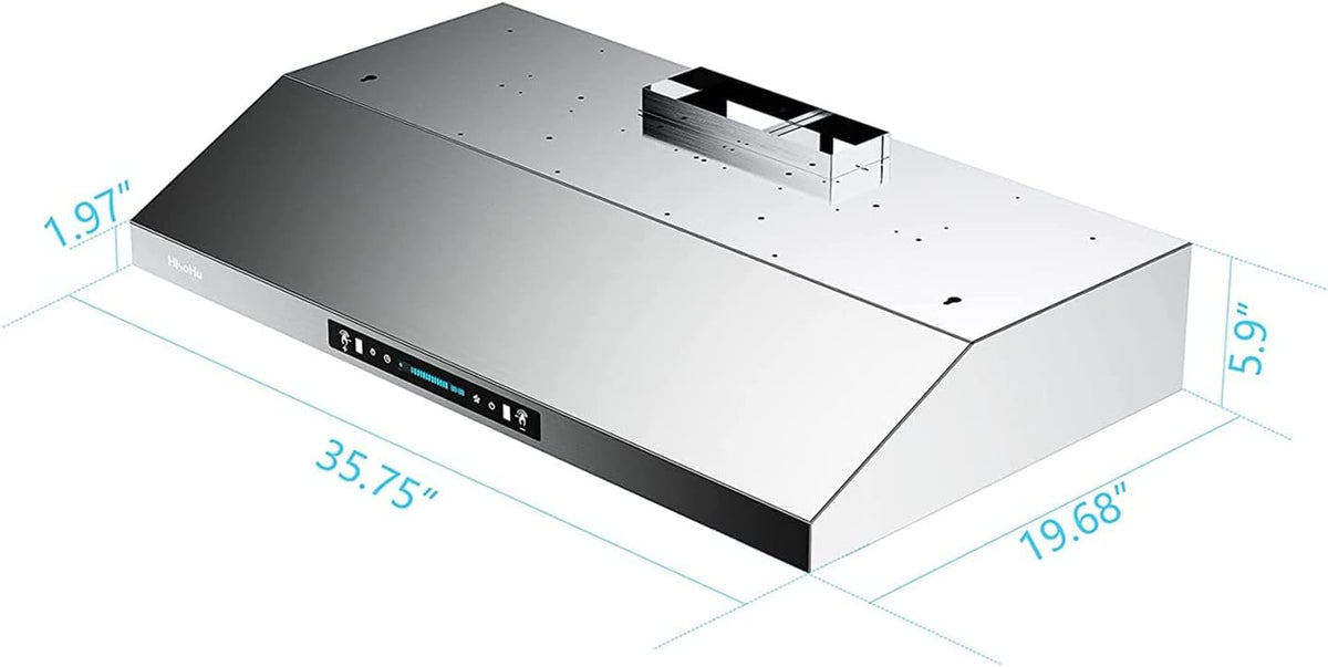 Under Cabinet Range Hood with 900-CFM, Stainless Steel P1784