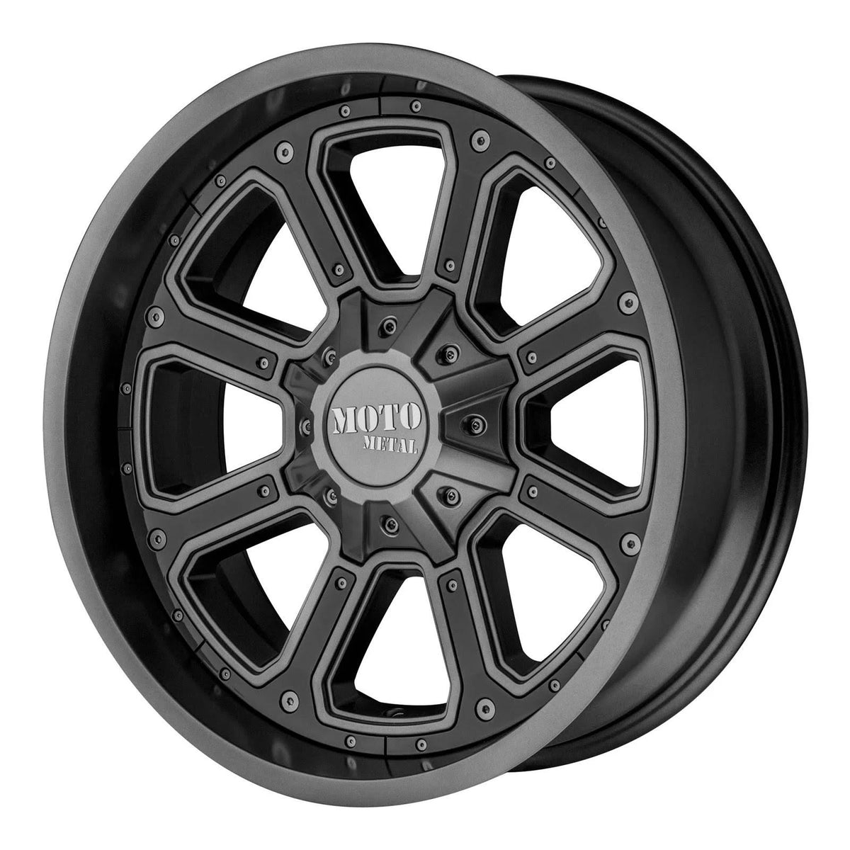 Gray 17x9 8x165.10 Wheel O988
