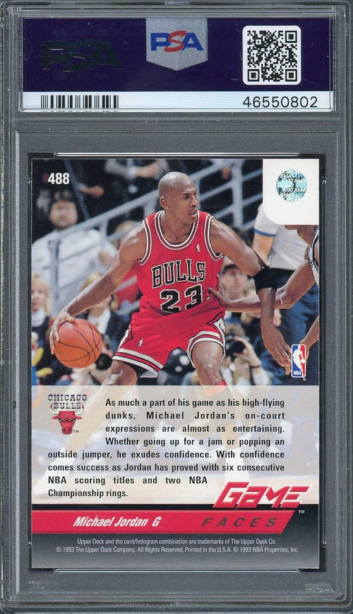 1992 Upper Deck Basketball Card #488 Graded PSA 8 S8798