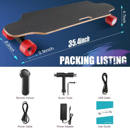 350W Electric Skateboard with Remote M75671