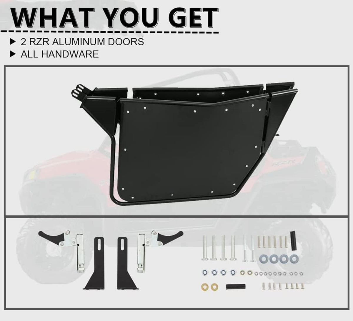 2 Door Aluminum Suicide Doors for UTV I481331