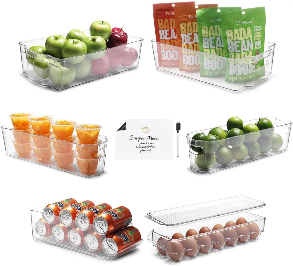 Stackable Fridge Storage Bins 9-Piece Set B9777
