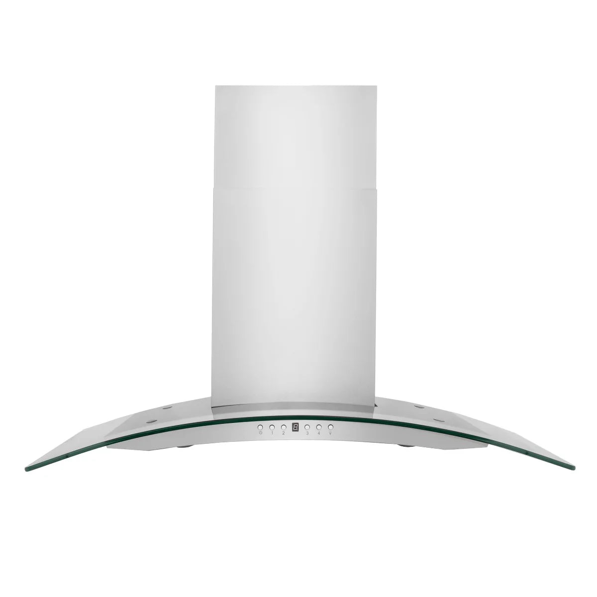 36 in. Convertible Vent Wall Mount Range Hood Stainless Steel Glass G442381