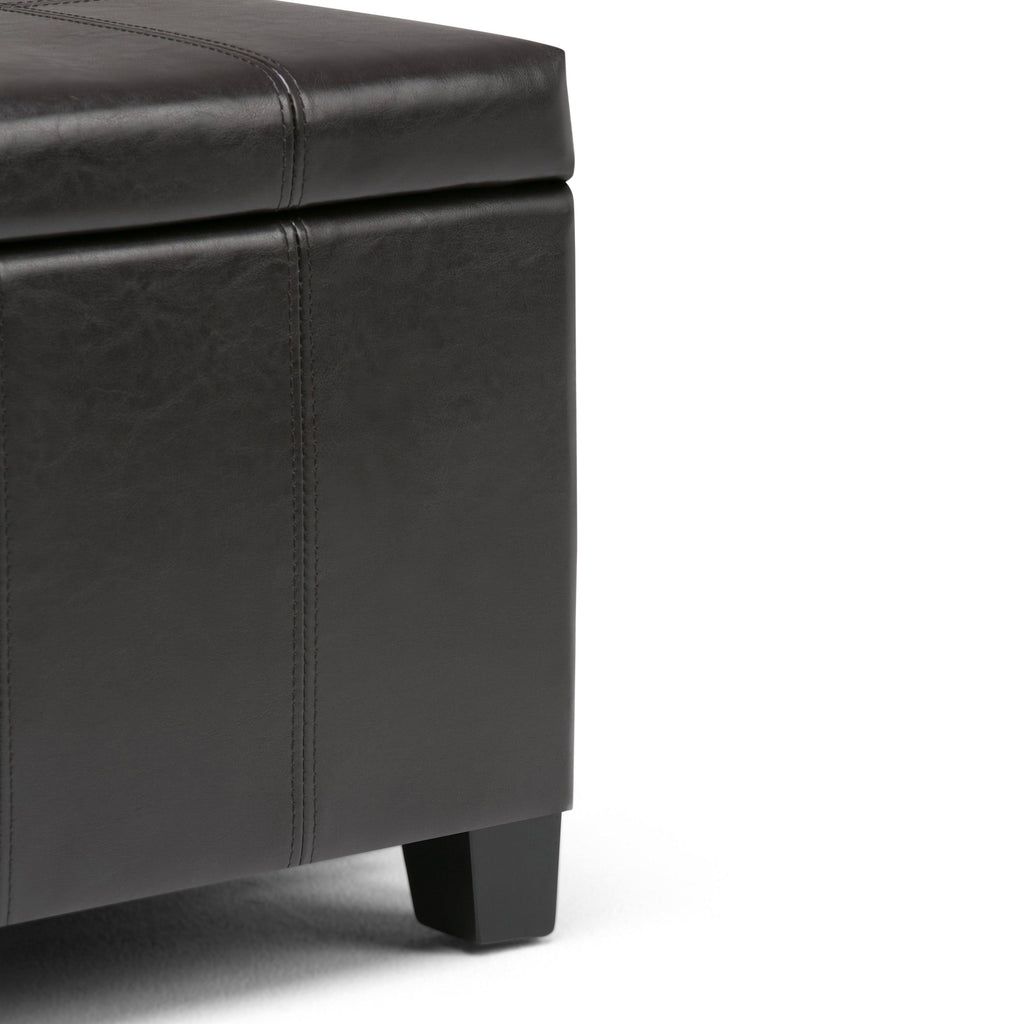 36 inch Slate Grey Storage Ottoman D151525