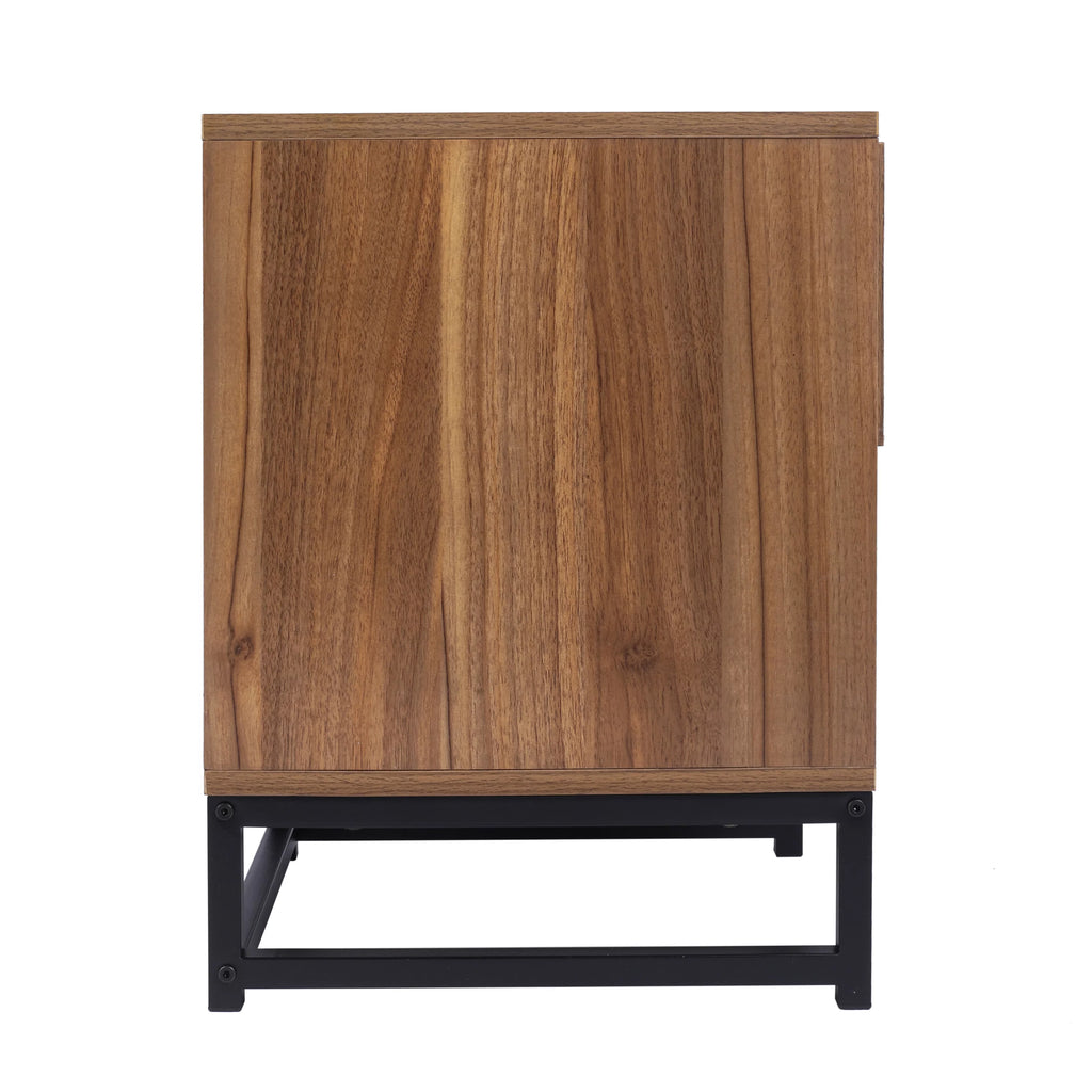 2 Hand Made Rattan Decorated Drawers Nightstand N599893