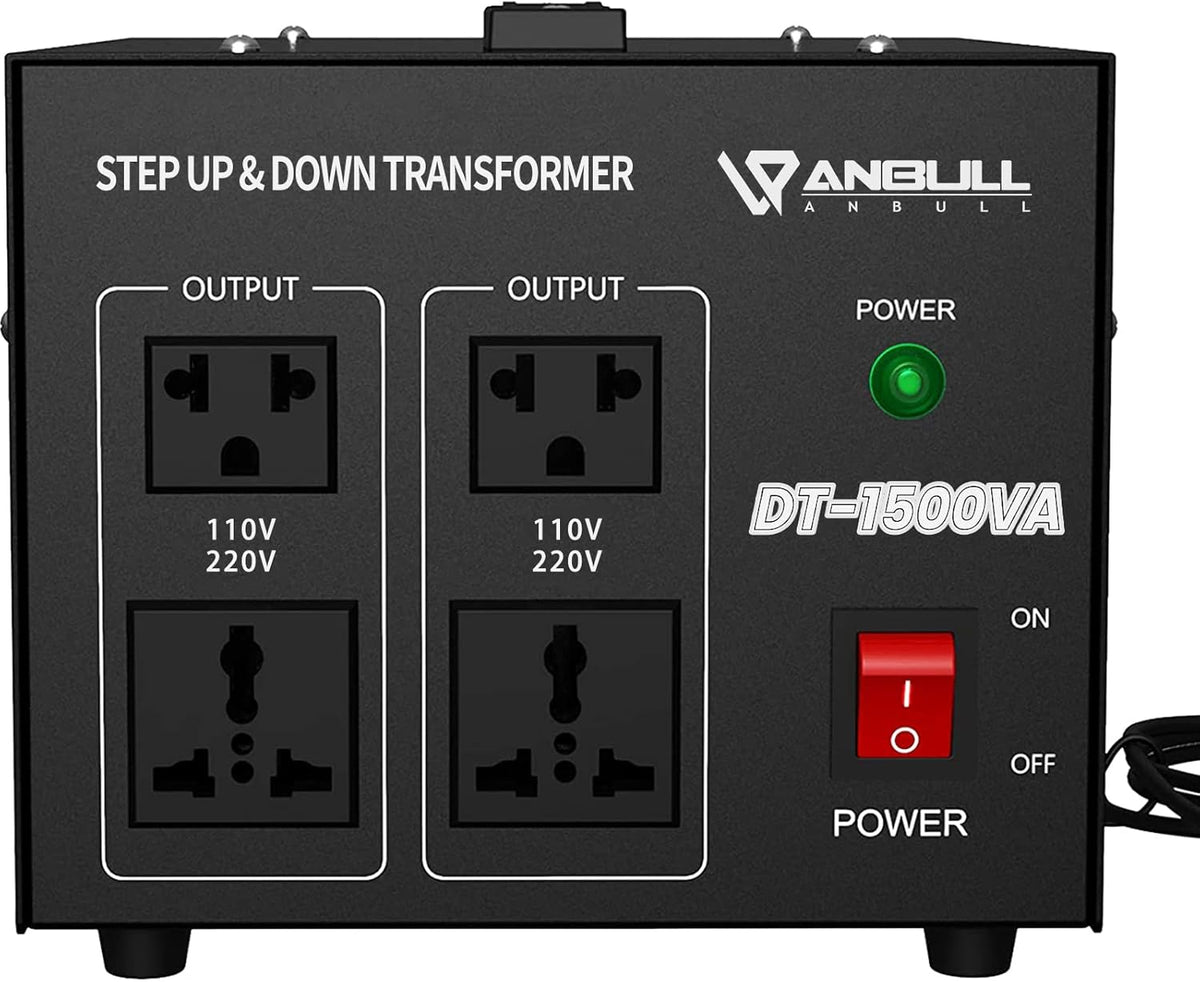 Voltage Converter 500 Watt Step Up & Down Transformer Pack of 2 Y3686
