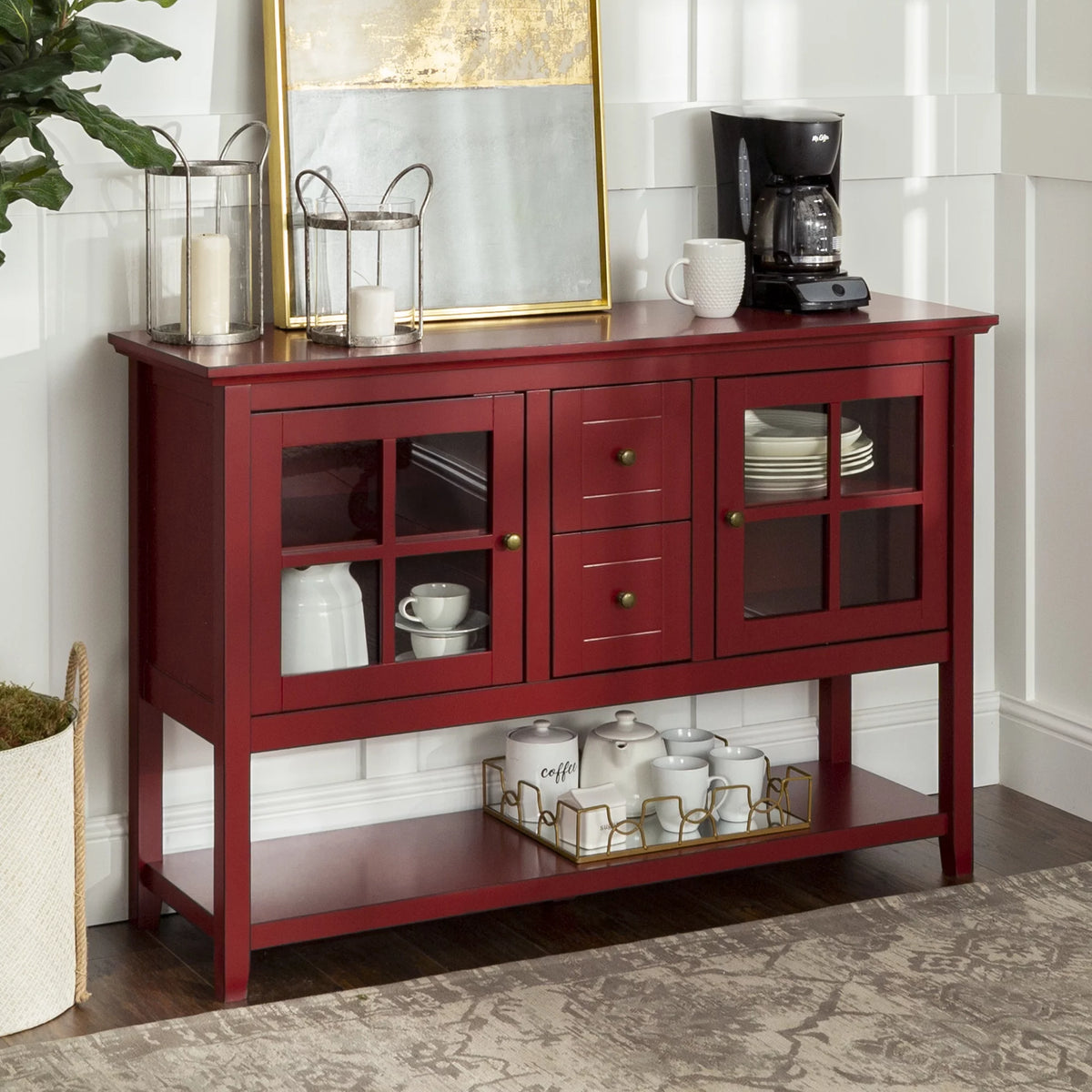 52" Wood Console Table TV Stand V23343