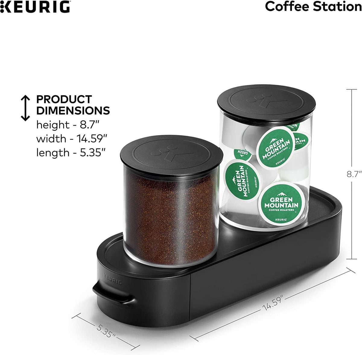 Single Serve Coffee Maker with Storage Unit L31984