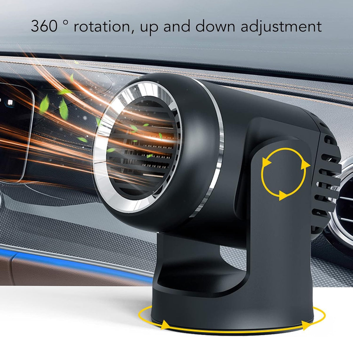 12V 200W Portable Car Windshield Defroster Demister Y579