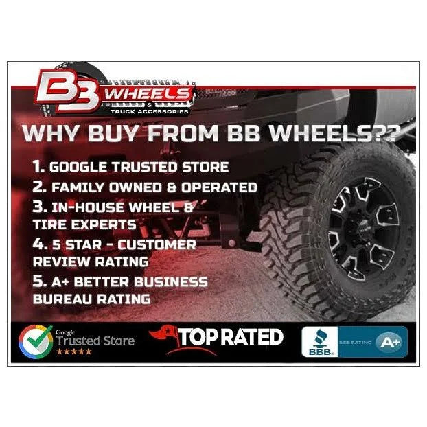 Gray 17x9 8x165.10 Wheel O988