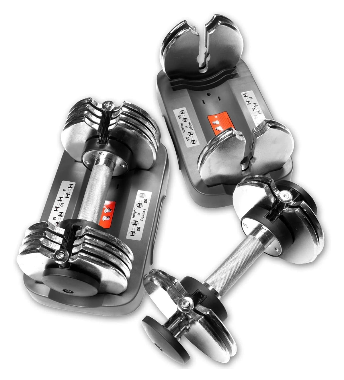 25 lb Adjustable Dumbbell Set S994532
